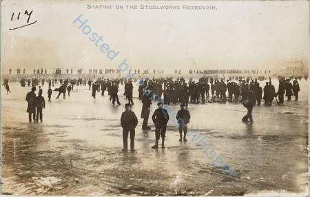 Skating on the Steelworks Reservoir, Barrow in-Furness — Nowstalgia Gallery
