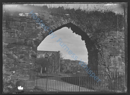 Furness Abbey archway view with Hotel in the background — Nowstalgia Gallery