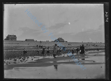 People On The Beach At Biggar Bank Walney — Nowstalgia Gallery