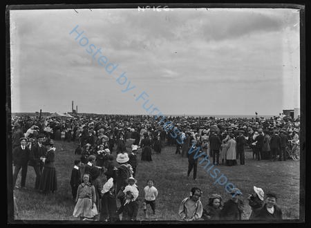 Biggar Bank Walney Crowd Scene Whit Monday 1907 — Nowstalgia Gallery