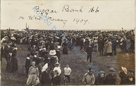 Biggar Bank Walney Crowd Scene Whit Monday 1907 — Nowstalgia Gallery