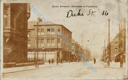 Duke Street From Town Hall Towards Ramsden Square — Postcard