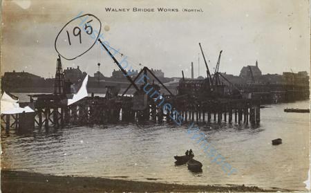 Early Construction Of Walney Bridge From Barrow Side — Nowstalgia Gallery