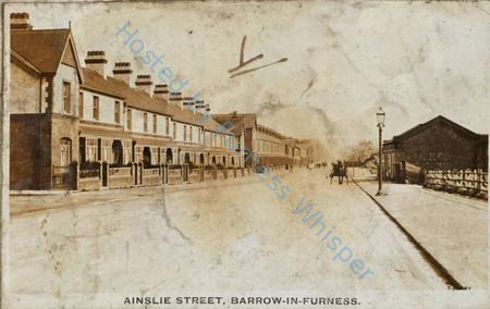 Ainslie Street Junction With Abbey Road — Postcard
