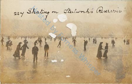 Skating on Steelworks Reservoir (Barrow) — Nowstalgia Gallery
