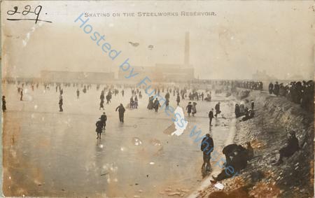 Skating Frozen Upper Ormsgill Reservoir Soap Candle Works Background — Nowstalgia Gallery