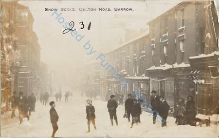 Snow Scene, Dalton Road, Barrow — Nowstalgia Gallery