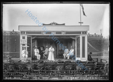 Walney Island James Dunn Park Pierrot Stage   Walney Mascots — Nowstalgia Gallery