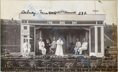 Walney Island James Dunn Park Pierrot Stage   Walney Mascots — Nowstalgia Gallery