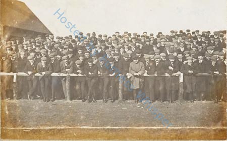 (No title - crowd standing on banking)  Football Match — Nowstalgia Gallery