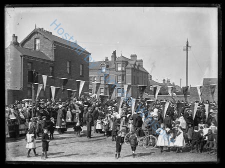 Raising The Flag At The Start Of Building The Salvation Army Hall In Abbey Road — Nowstalgia Gallery