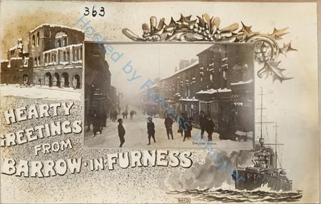 Hearty Greetings from Barrow-in-Furness Dalton Road — Nowstalgia Gallery