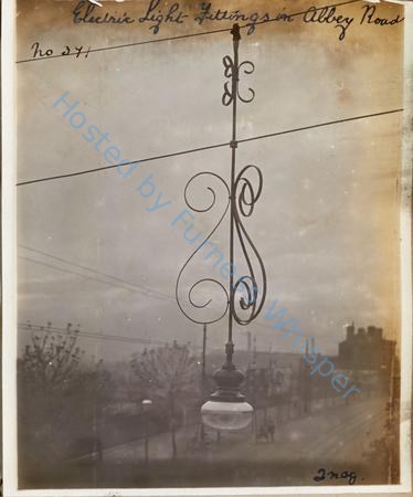 Overhead Hanging Electric Lights Abbey Road — Nowstalgia Gallery