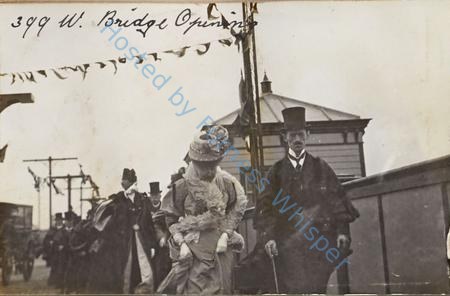 Walney Bridge Opening Day with Mayor Mrs TF Taylor July 30 1908 — Nowstalgia Gallery
