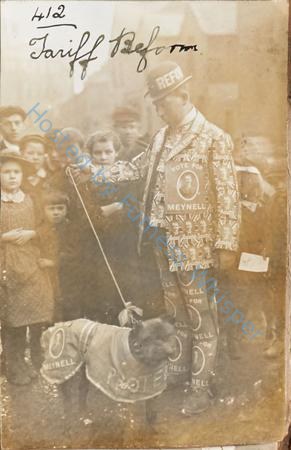 Campaigner Dressed The Part For Tariff Reform — Nowstalgia Gallery