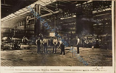Vickers Naval Works Frame Bending Slabs, Platers Shed — Nowstalgia Gallery