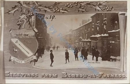 Greetings from Barrow-in-Furness    Dalton Road — Nowstalgia Gallery