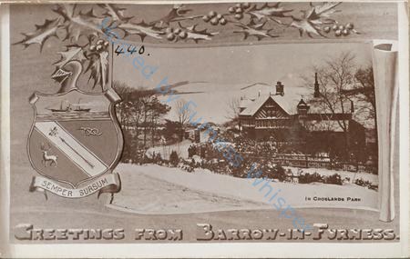 Greetings from Barrow-in-Furness    In Croslands Park — Nowstalgia Gallery