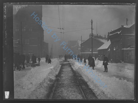 Duke Street Outside Town Hall Horse Drawn Snow Plough — Nowstalgia Gallery