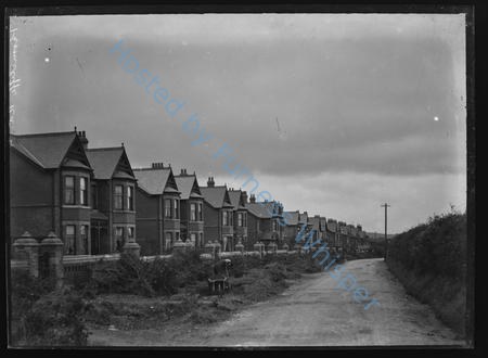 Thorncliffe Road As A Lane Looking Towards Hawcoat Lane — Negative