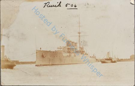 HMS Rurik Towed By Tugs In Docks — Nowstalgia Gallery