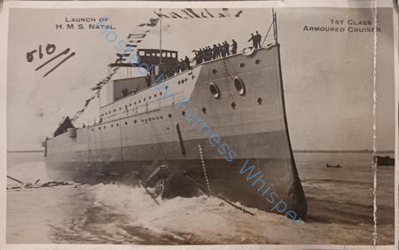 Launch of HMS NATAL at Vickers Naval Works, Barrow — Nowstalgia Gallery