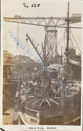 Warship Rurik and 150 Ton Crane, Devonshire Dock, Barrow — Nowstalgia Gallery