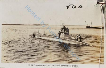 Submarine C 24 In Walney Channel — Nowstalgia Gallery