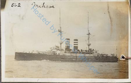 Warship Mikasa Japanese Battleship 1902 — Nowstalgia Gallery