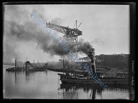 Building Buccleuch Dock Wharf  (Dredger Thames) — Nowstalgia Gallery