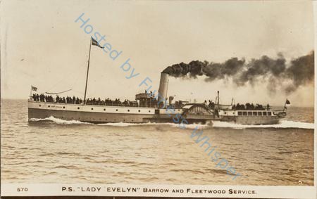 Paddle Steamer Lady Evelyn Barrow and Fleetwood Service — Nowstalgia Gallery