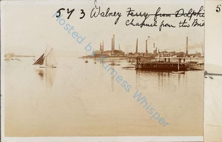 Walney Ferry No2 and Steelworks from Walney Bridge + Prawner (Nobby) — Nowstalgia Gallery
