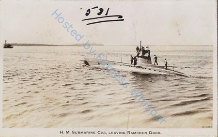 Submarine C 23 In Walney Channel — Nowstalgia Gallery