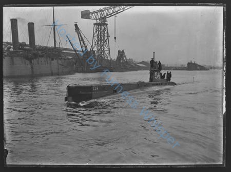 Submarine C 24 In Barrow Docks — Nowstalgia Gallery