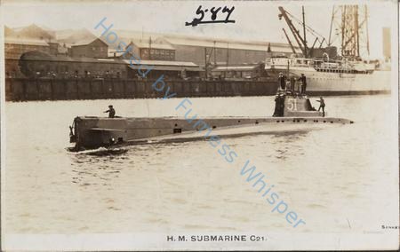 Submarine C 21 In Barrow Docks — Nowstalgia Gallery