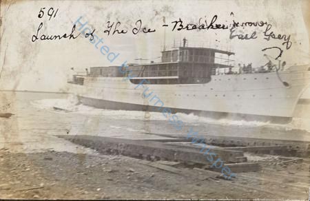 Launch of the Ice breaker Earl Grey   Renamed Kanada, later Fedor Litke — Nowstalgia Gallery