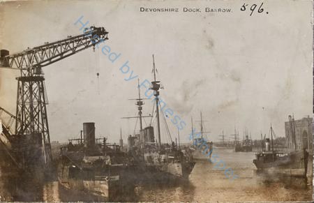 Russian Battleship RURIK and HMS NATAL in Devonshire Dock, Barrow — Nowstalgia Gallery