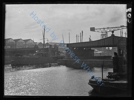 HMS Hazard Passes Through The High Level Bridge — Nowstalgia Gallery