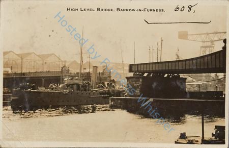 HMS Hazard Passes Through The High Level Bridge — Nowstalgia Gallery