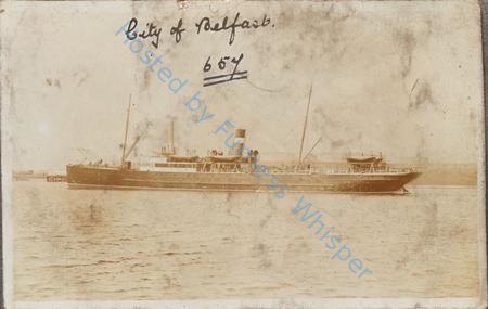 Steamer City Of Belfast in Ramsden Dock — Nowstalgia Gallery
