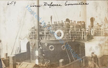 Coast Defence Committee On The Deck Of The Paddle Steamer Walney — Nowstalgia Gallery