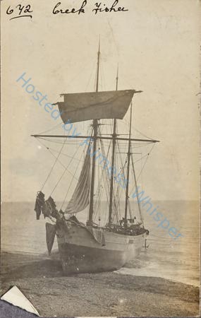 Sailing Vessel Creek Fisher Aground — Nowstalgia Gallery