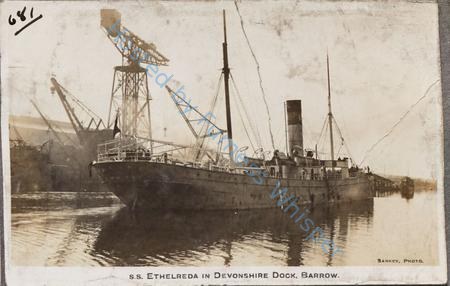 Cargo Vessel Ethelreda, Whitby, in Devonshire Dock — Nowstalgia Gallery
