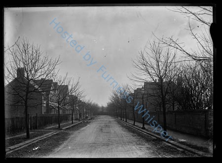 Infield Park Road View From Abbey Road — Negative