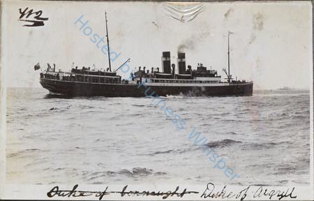 Steamer Duke of Argyll Built 1928 — Nowstalgia Gallery