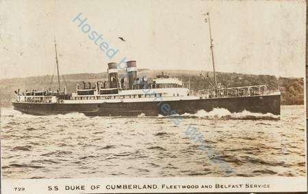 Steamer Duke Of Cumberland — Nowstalgia Gallery