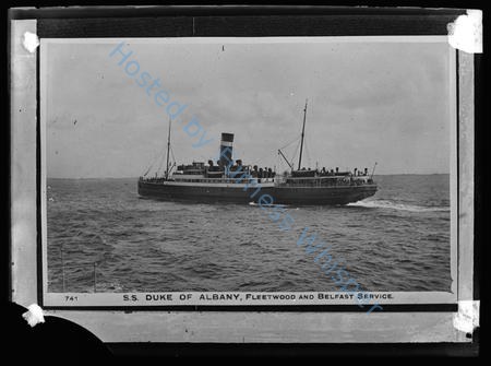 Steamer Duke Of Albany Fleetwood Belfast — Nowstalgia Gallery