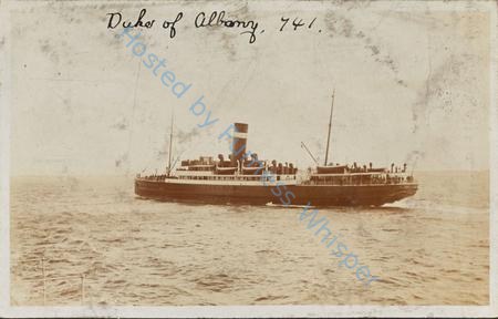 Steamer Duke Of Albany Fleetwood Belfast — Nowstalgia Gallery