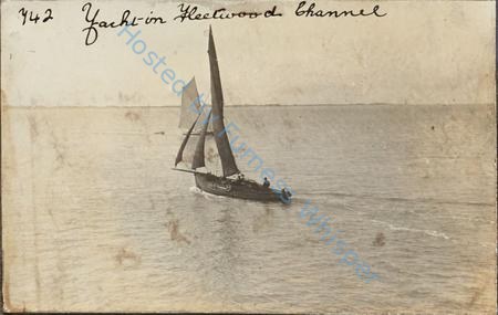 Yacht in Fleetwood Channel — Nowstalgia Gallery