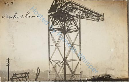 Wrecked Crane in Buccleuch Dock — Nowstalgia Gallery